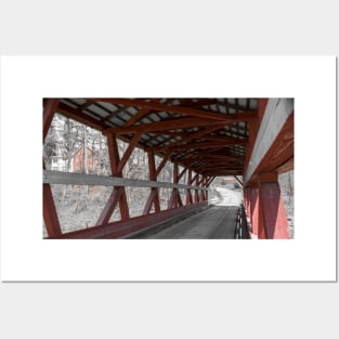 Colvin Covered Bridge Pennsylvania Posters and Art